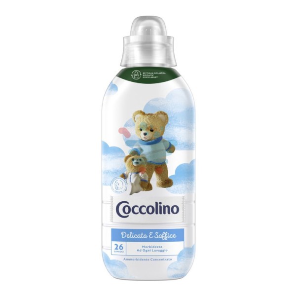 COCCOLINO AMMORBIDENTE DELICATO E SOFFICE 26 LAVAGGI 650 ML.