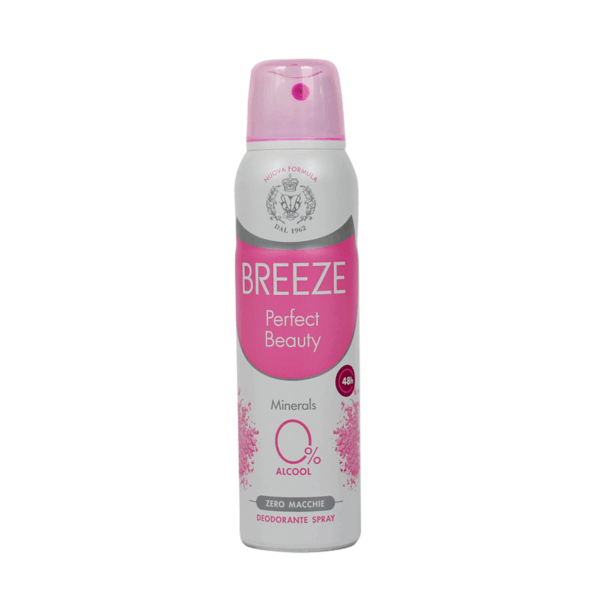 BREEZE DEODORANTE PERFECT BEAUTY MINERALS 0% ALCOOL 150 ML.