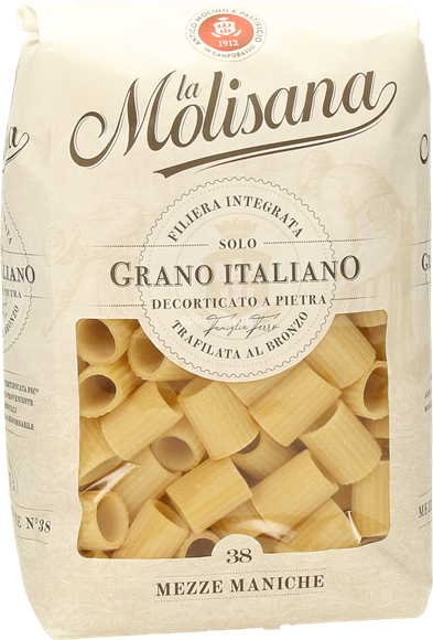 LA MOLISANA MEZZE MANICHE RIGATE N° 38 500 GR.