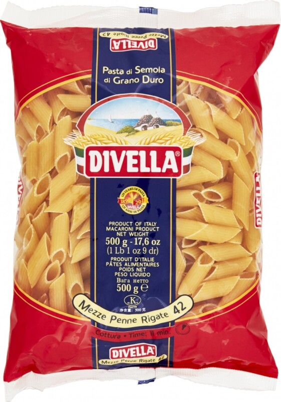 DIVELLA MEZZE PENNE RIGATE N° 42 500 GR.
