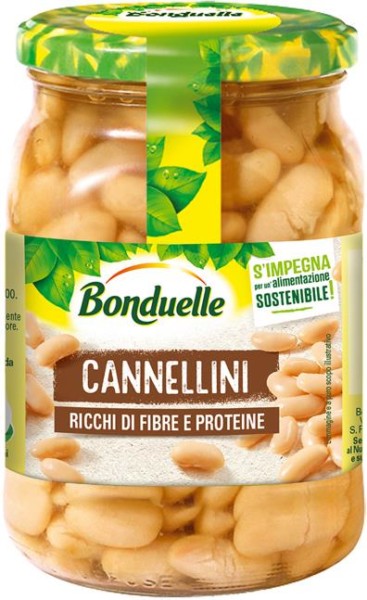 BONDUELLE FAGIOLI CANNELLINI IN VETRO 330 GR.