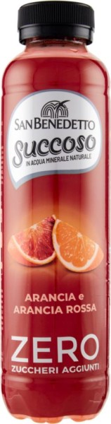 SAN BENEDETTO SUCCOSO ZERO ZUCCHERI AGGIUNTI ARANCIA E ARANCIA ROSSA 40 CL.