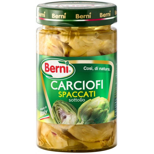 BERNI CARCIOFI SPACCATI SOTTOLIO 314 GR.