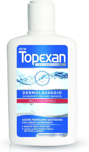 TOPEXAN DETERGENTE VISO DERMOLAVAGGIO ANTIBATTERICO PER PELLI NORMALI 150 ML.