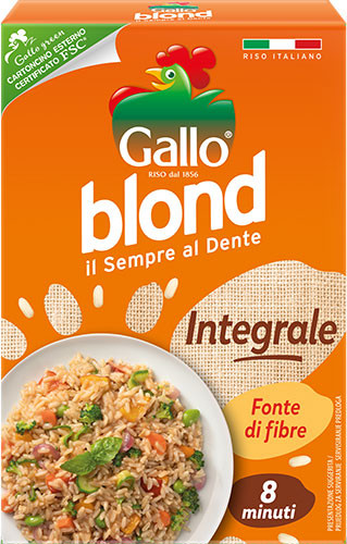 GALLO BLOND RISO INTEGRALE 500 GR.