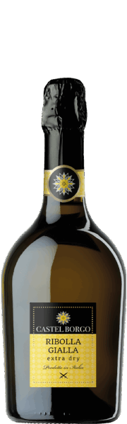 CASTEL BORGO RIBOLLA GIALLA VINO SPUMANTE EXTRA DRY 11° 75 CL.