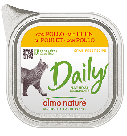 ALMO NATURE DAILY CATS: POLLO 100 GR.
