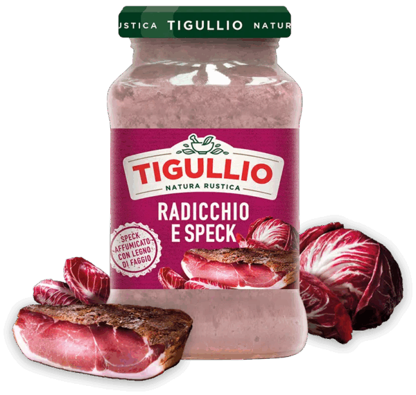 TIGULLIO PESTO RADICCHIO E SPECK 190 GR.