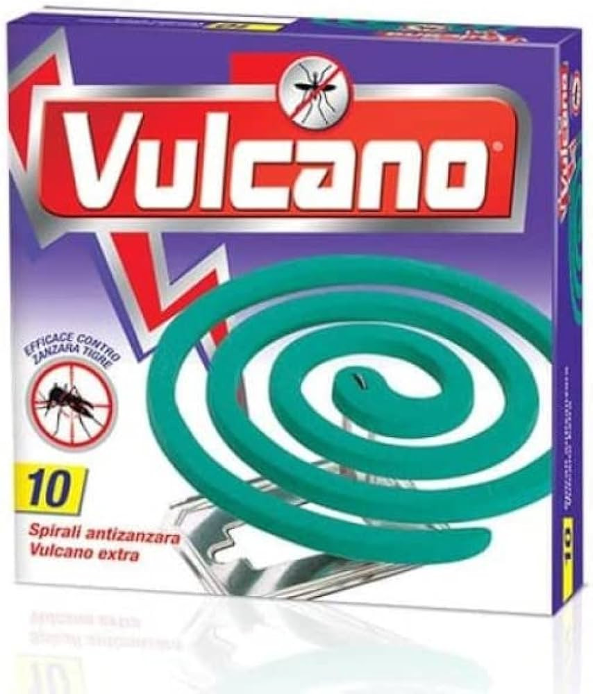 VULCANO SPIRALI ANTIZANZARE 10 SPIRALI