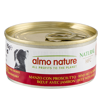 ALMO NATURE HFC NATURAL DOGS: MANZO E PROSCIUTTO 95 GR.