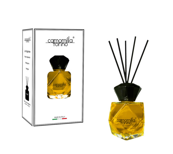 CAMOMILLA TORINO DIFFUSORE PER AMBIENTE DIAMANTE VANIGLIA 200 ML.
