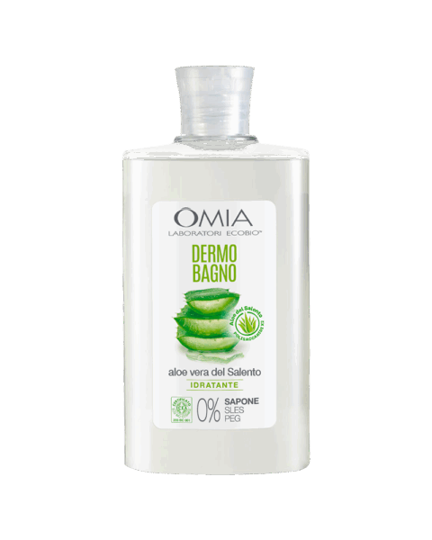 OMIA LABORATORI ECOBIO DERMOBAGNO ALL'ALOE VERA IDRATANTE 400 ML.