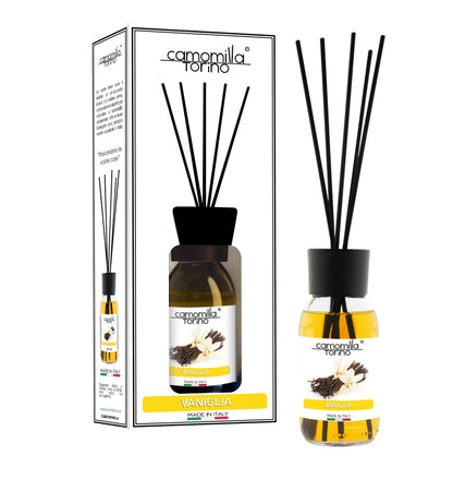 CAMOMILLA TORINO DIFFUSORE PER AMBIENTE ALLA VANIGLIA 125 ML.
