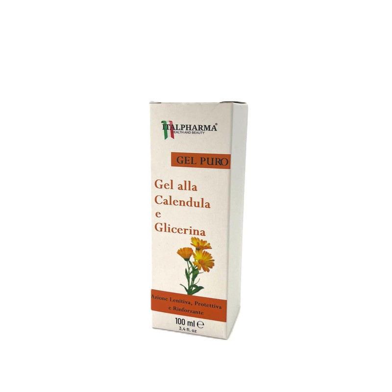 ITALPHARMA GEL PURO ALLA CALENDULA E GLICERINA AZIONE LENITIVA, PROTETTIVA E RINFORZANTE 100 ML.
