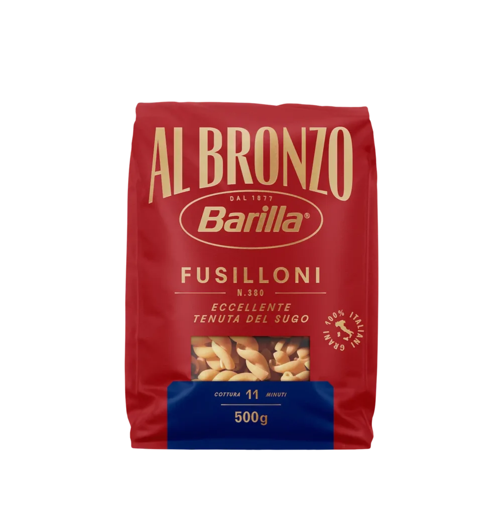 BARILLA FUSILLI AL BRONZO LAVORAZIONE GREZZA 500 GR.