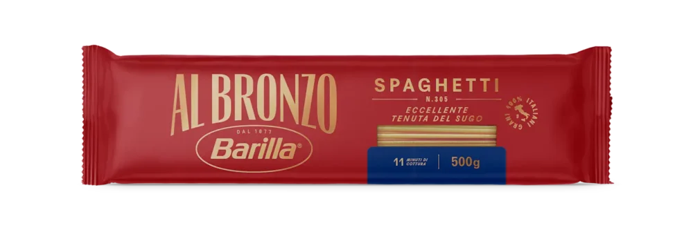 BARILLA SPAGHETTONI AL BRONZO LAVORAZIONE GREZZA 500 GR.