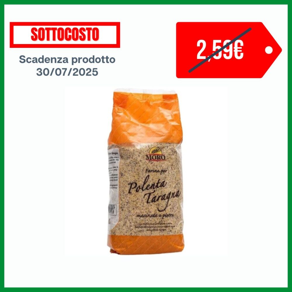 MORO FARINA PER POLENTA TARAGNA 1 KG.