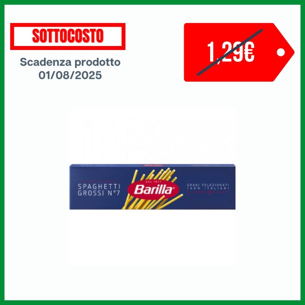 BARILLA SPAGHETTI GROSSI N°7 500 GR.