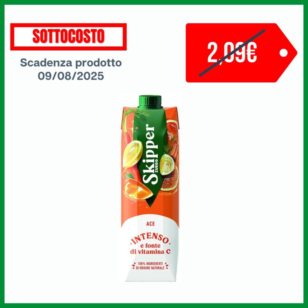 SKIPPER SUCCO DI FRUTTA ALL'ACE INTENSO 1 LT.