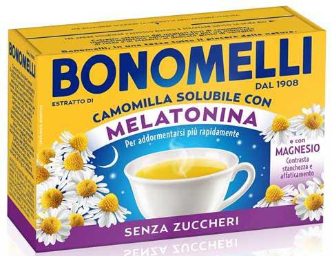 BONOMELLI CAMOMILLA SOLUBILE CON MELATONINA E CON MAGNESIO SENZA ZUCCHERI 16 BUSTINE