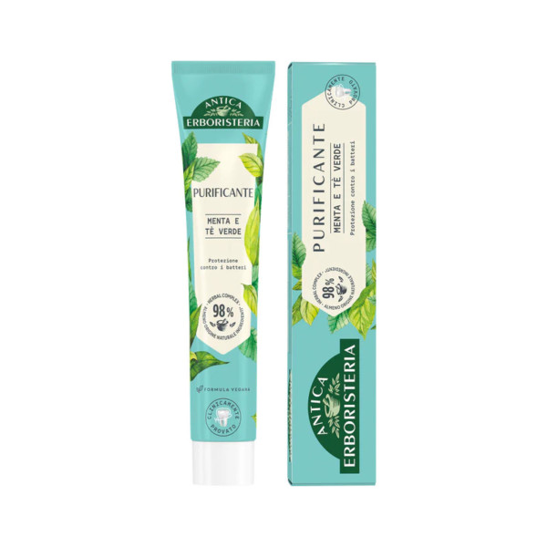 ANTICA ERBORISTERIA DENTIFRICIO PURIFICANTE ALLA MENTA PIPERITA & TÈ VERDE 75 ML.