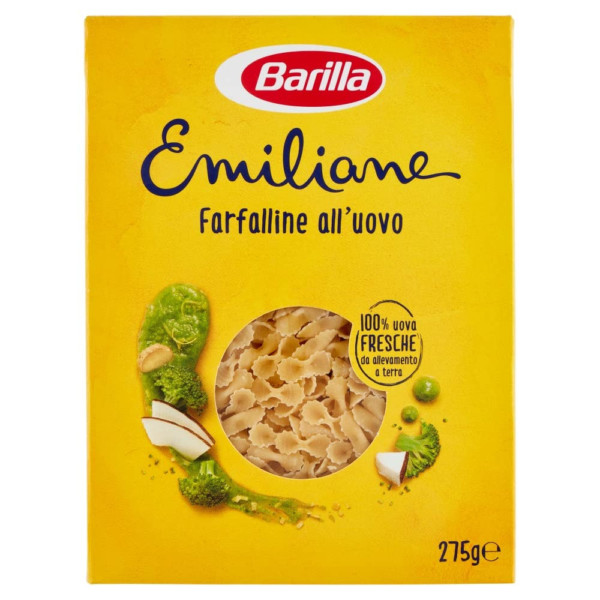 BARILLA EMILIANE FARFALLINE ALL'UOVO N° 114 275 GR.