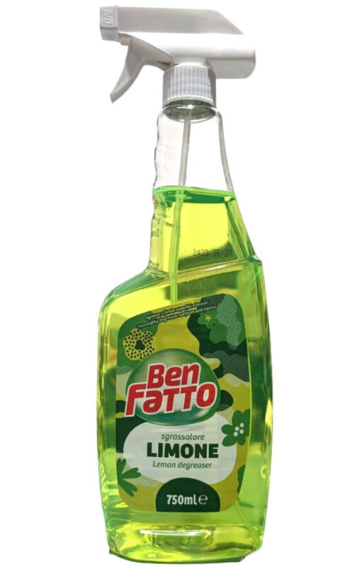 BEN FATTO SGRASSATORE AL LIMONE 750 ML.