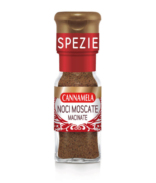 CANNAMELA NOCE MOSCATA MACINATA IN VETRO 25 GR.