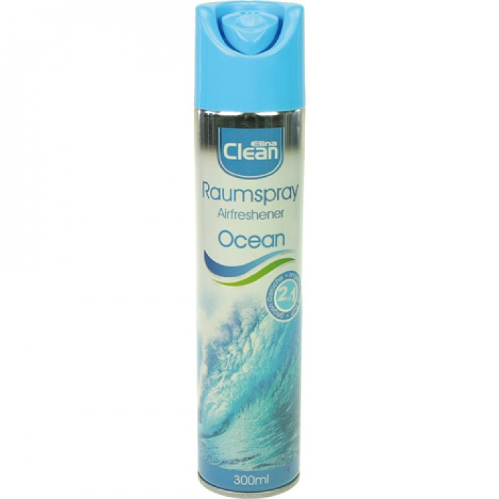 CLEAN DEODORANTE PER AMBIENTE SPRAY OCEAN 2IN1 300 ML.