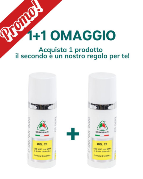 COSMHEALTH GEL 21 - GEL VISO CON MSM E ACIDO IALURONICO 50 ML