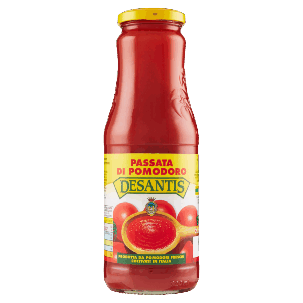 DESANTIS PASSATA DI POMODORI FRESCHI ITALIANI IN VETRO 690 GR.