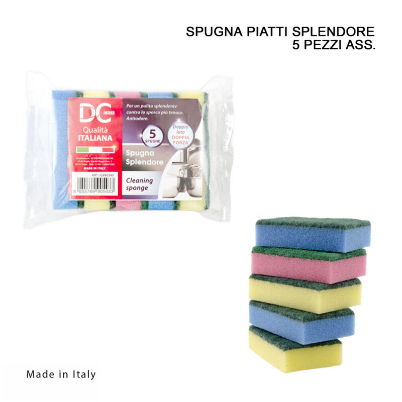 DIMORAE SPUGNA PIATTI SPLENDORE - 5PZ
