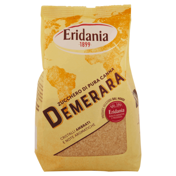 ERIDANIA DEMERARA ZUCCHERO DI CANNA 500 GR.