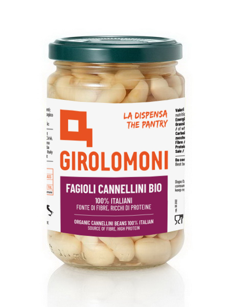 GIROLOMONI FAGIOLI CANNELLINI LESSATI BIO 300 GR