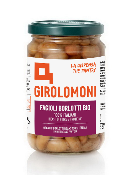 GIROLOMONI FAGIOLI BORLOTTI LESSATI BIO 300 GR