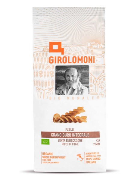 GIROLOMONI FUSILLI INTEGRALI DI GRANO DURO BIO 500 GR