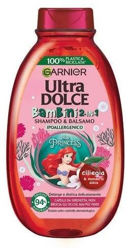 GARNIER ULTRA DOLCE BAMBINI SHAMPOO & BALSAMO CILIEGIA & MANDORLA DOLCE 300 ML