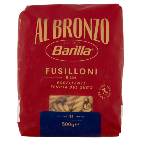 BARILLA FUSILLONI AL BRONZO LAVORAZIONE GREZZA 500 GR.