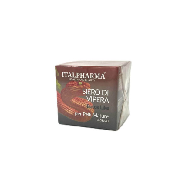 ITALPHARMA CREMA VISO, COLLO E DECOLLETE' BOTOX LIKE AL SIERO DI VIPERA PER PELLI MATURE 50 ML.