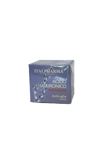 ITALPHARMA CREMA VISO GIORNO ALL'ACIDO IALURONICO ANTIMACCHIA E ANTIRUGHE 50 ML.