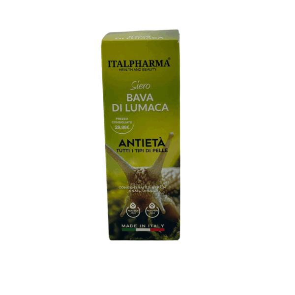 ITALPHARMA SIERO ALLA BAVA DI LUMACA ANTIETA' PER TUTTI I TIPI DI PELLE 100 ML.
