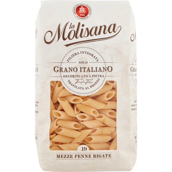 LA MOLISANA MEZZE PENNE RIGATE N° 19 500 GR.