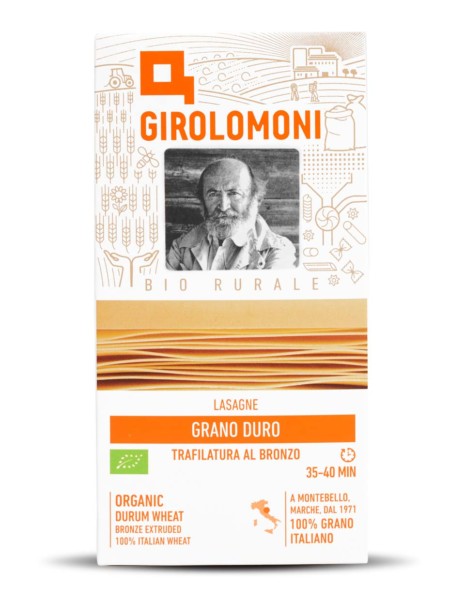 GIROLOMONI LASAGNE BRONZO SEMOLA DI GRANO DURO BIO 500 GR