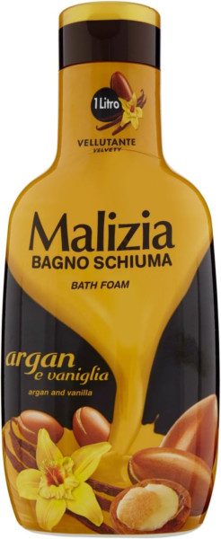 MALIZIA BAGNOSCHIUMA ARGAN E VANIGLIA 1 LT.