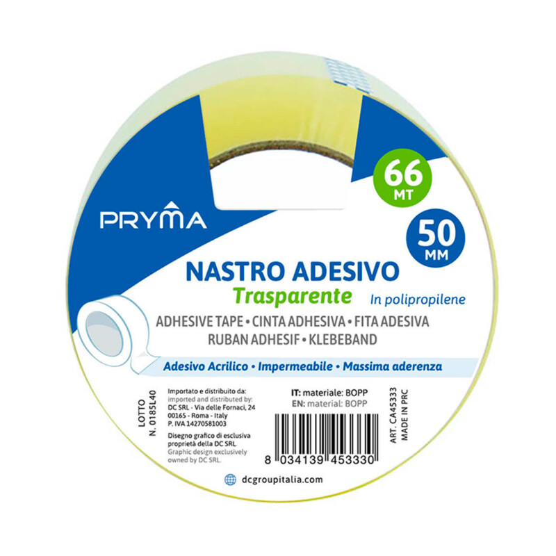 NASTRO ADESIVO TRASPARENTE 48MMx66M