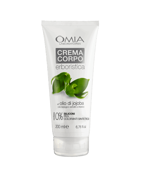OMIA CREMA CORPO ERBORISTICA ALL'OLIO DI JOJOBA 0% SILICONI 200 ML.