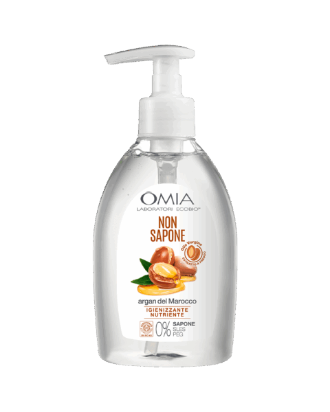 OMIA NON SAPONE CON ARGAN DEL MAROCCO IGIENIZZANTE E NUTRIENTE 0% SAPONE 300 ML.