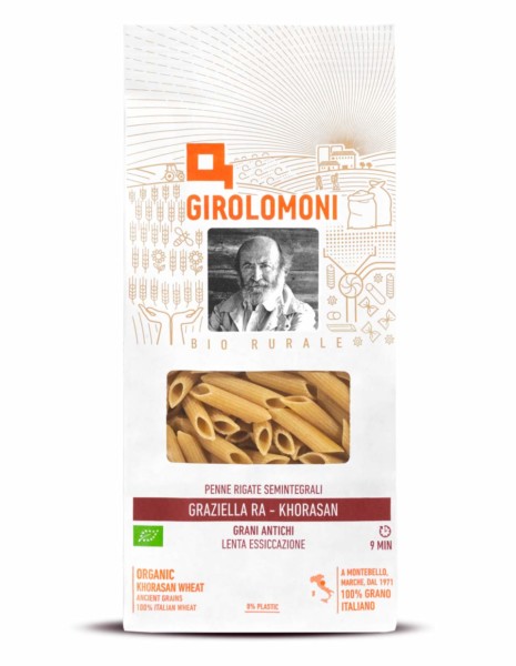 GIROLOMONI PENNE BRONZO SEMI-INTEGRALI GRAZIELLA RA BIO 500 GR