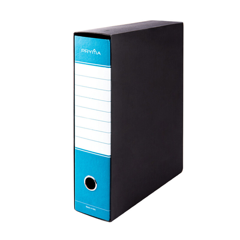 RACCOGLITORE UFFICIO FOGLI PROTOCOLLO CON LEVA - DORSO 8 CM - AZZURRO