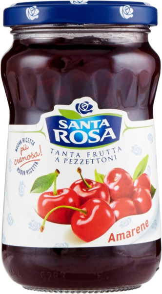 SANTA ROSA CONFETTURA EXTRA DI AMARENE 350 GR.